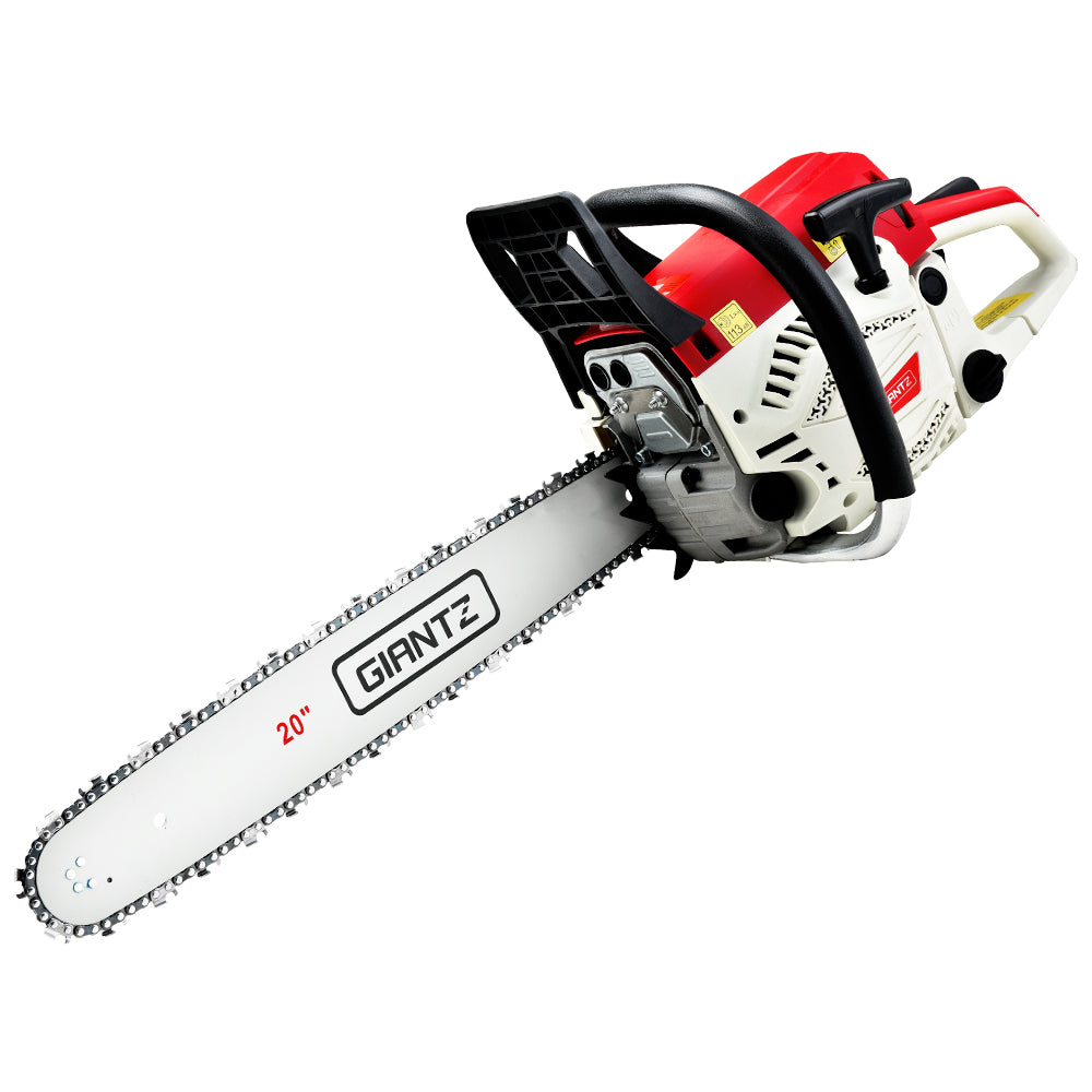 Giantz Chainsaw Petrol 62CC 20" Bar Commercial E-Start Pruning Chain Saw,Giantz Chainsaw Petrol 62CC 20" Bar Commercial E-Start Pruning Chain Saw 4.5HP