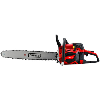 Giantz Chainsaw Petrol 58CC 22" Bar Commercial E-Start Pruning Chain Saw,Giantz Chainsaw Petrol 58CC 22" Bar Commercial E-Start Pruning Chain Saw 4.2HP