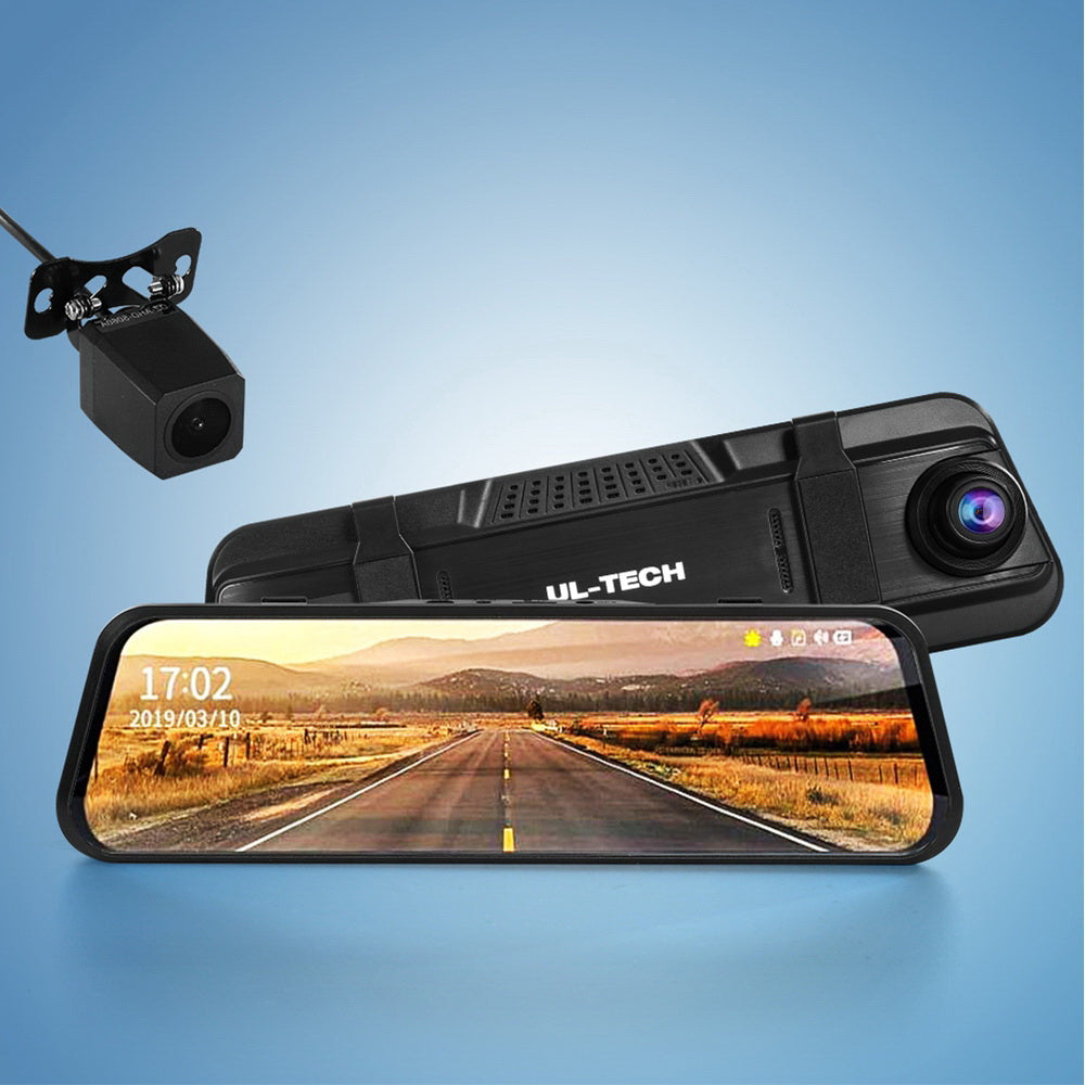 UL-tech Dash Camera 1080P 9.66" Front Rear View,UL-tech Dash Camera 1080P 9.66" Front Rear View Cam Car DVR Reverse Recorder