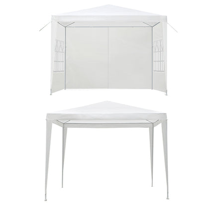 Instahut Gazebo 3x3m Marquee Wedding Party Tent Outdoor Camping Side Wall Canopy Window Panel White