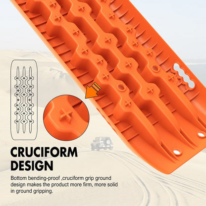 X-BULL 10 Pairs of Recovery tracks Boards Traction 10T Sand tracks/ Mud /Snow Gen 2.0