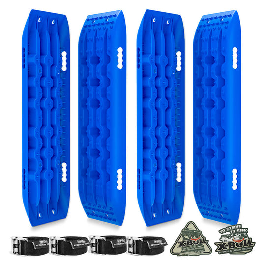 X-BULL Recovery tracks Sand tracks 2 pairs Sand / Snow / Mud 10T 4WD Gen 2.0 - blue