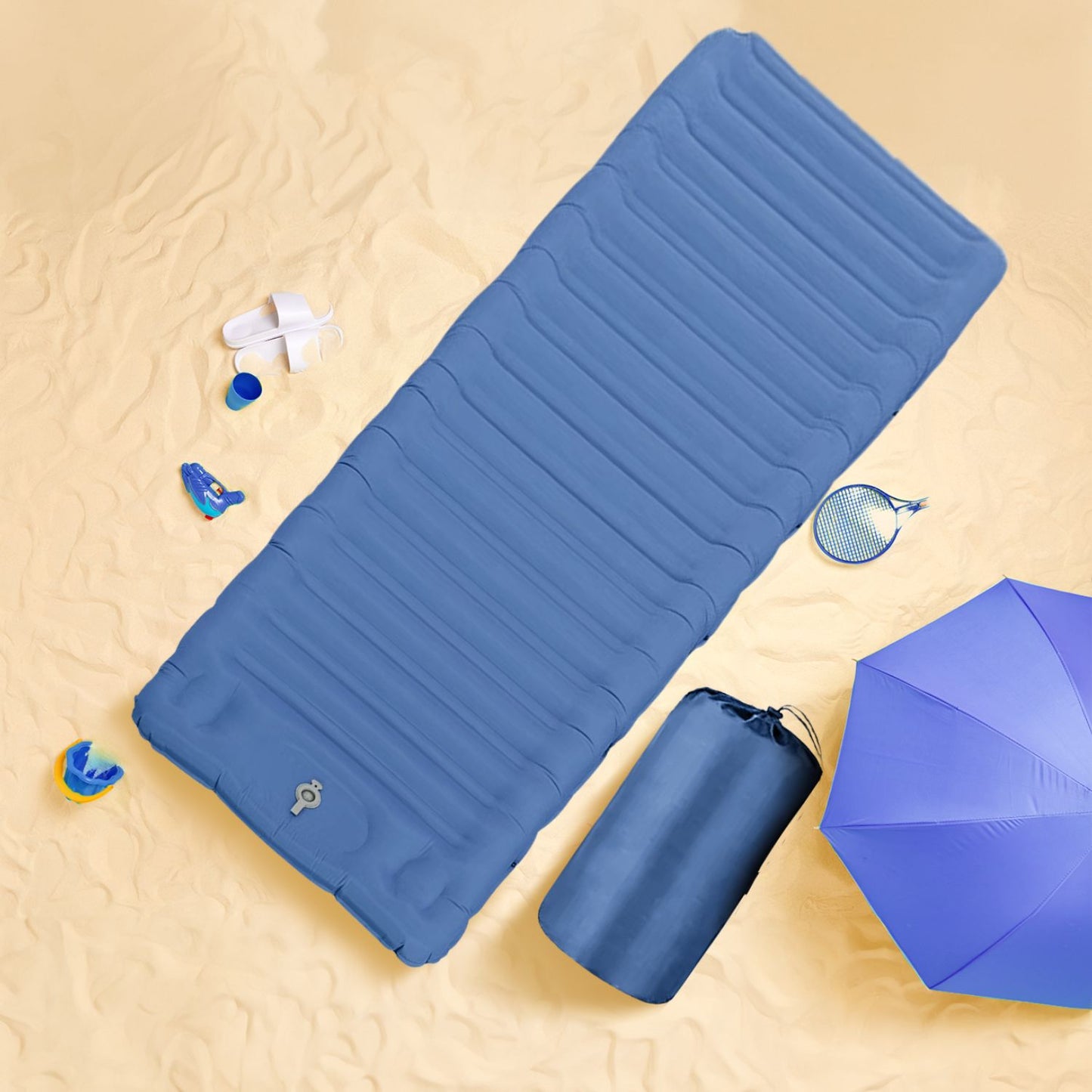 KILIROO Inflatable Camping Sleeping Pad (Blue) KR-ISP-101-HZ