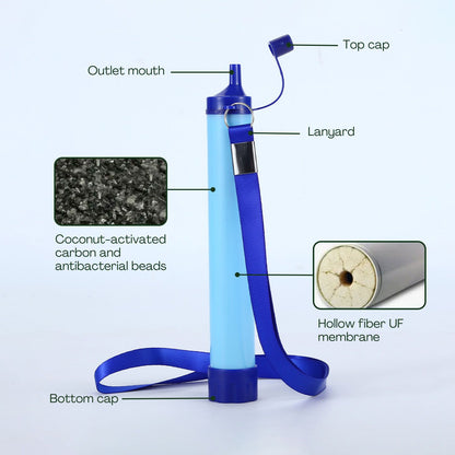 Kiliroo Water Filter, Ultralight and Durable, Long-Lasting Up to 1500L Water, Easy Carry