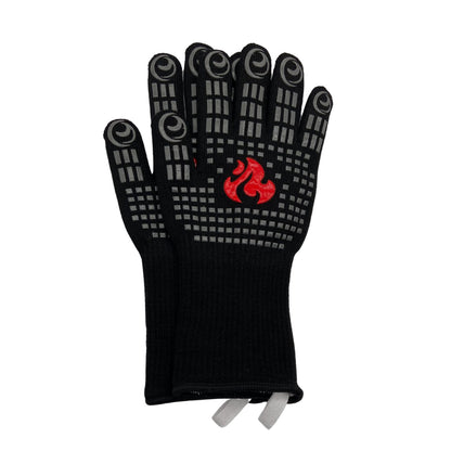 KILIROO BBQ Grill Gloves 35cm With Non-Slip Silicone KR-BG-100-YG