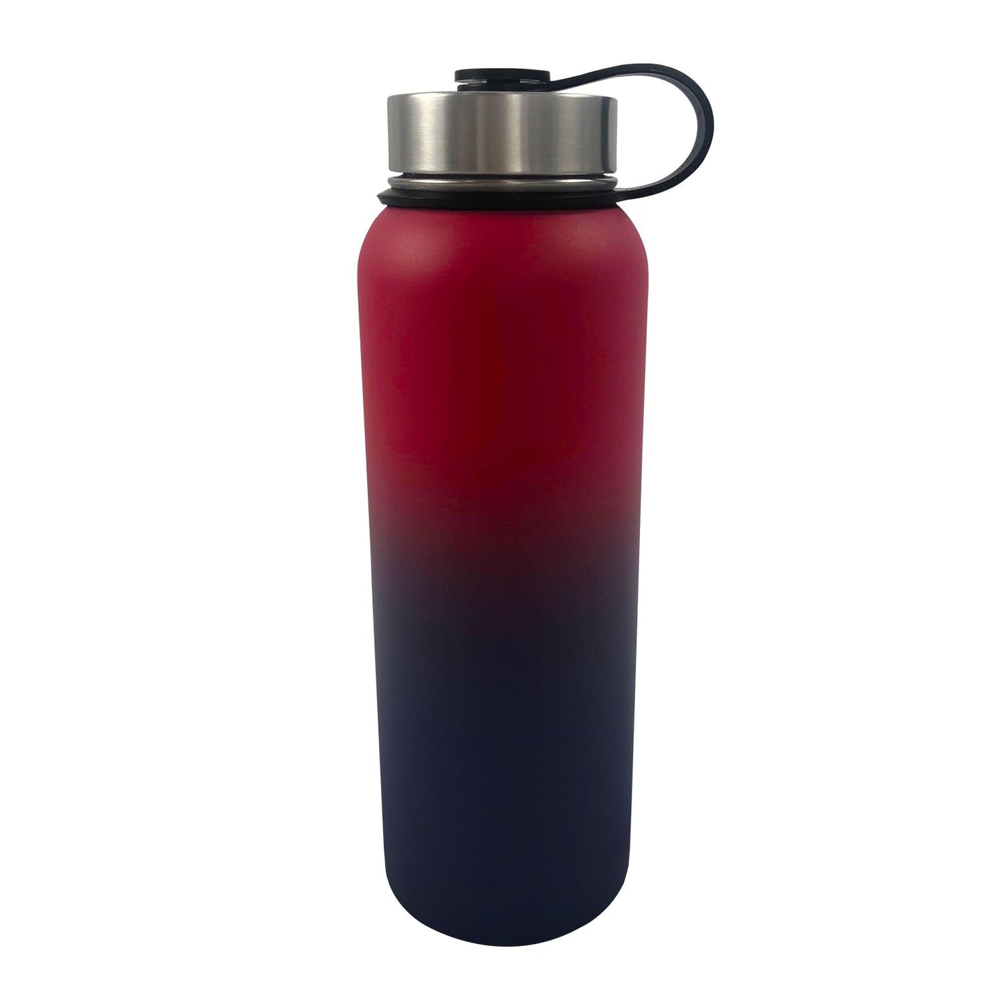 Verpeak 40oz Vacuum Insulated Water Bottle 3 Lids Straw Red Purple VP-IWB-101-HL