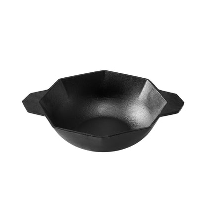 Cast-Iron Traditional Wok Pre-seasoned Non-Stick 28cm