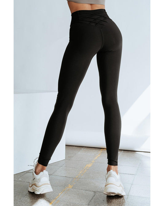 Azura Exchange Tummy Control High Waist Leggings - XL