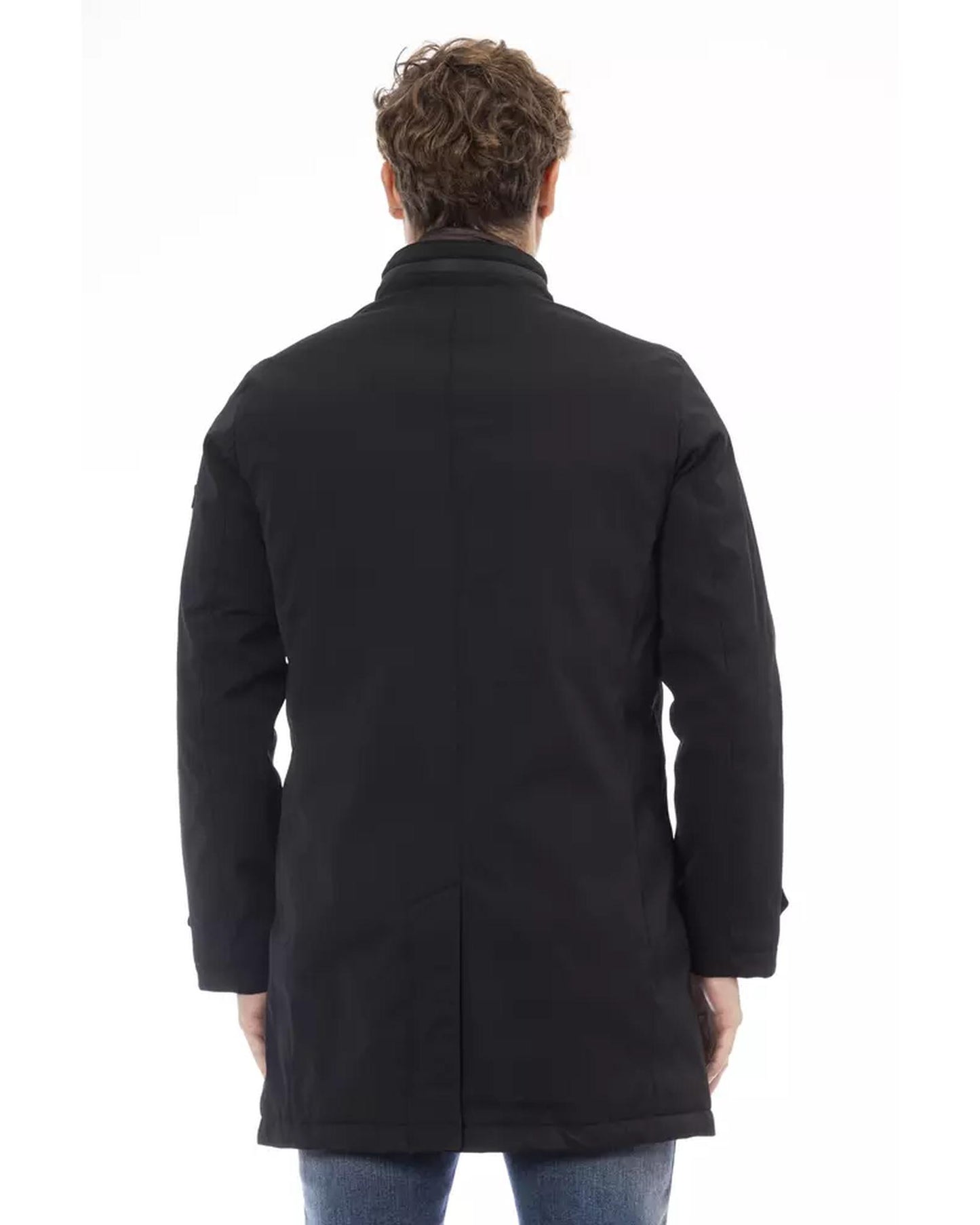 Long Jacket with External Welt Pockets 3XL Men